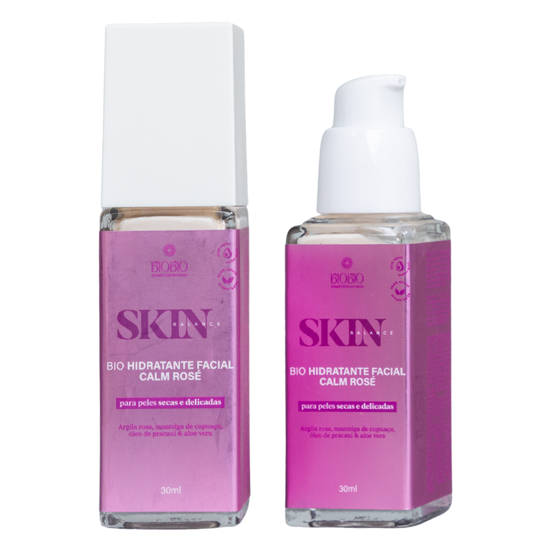 Bio Hidratante Calm Rosé Natural para Peles Mistas a Secas