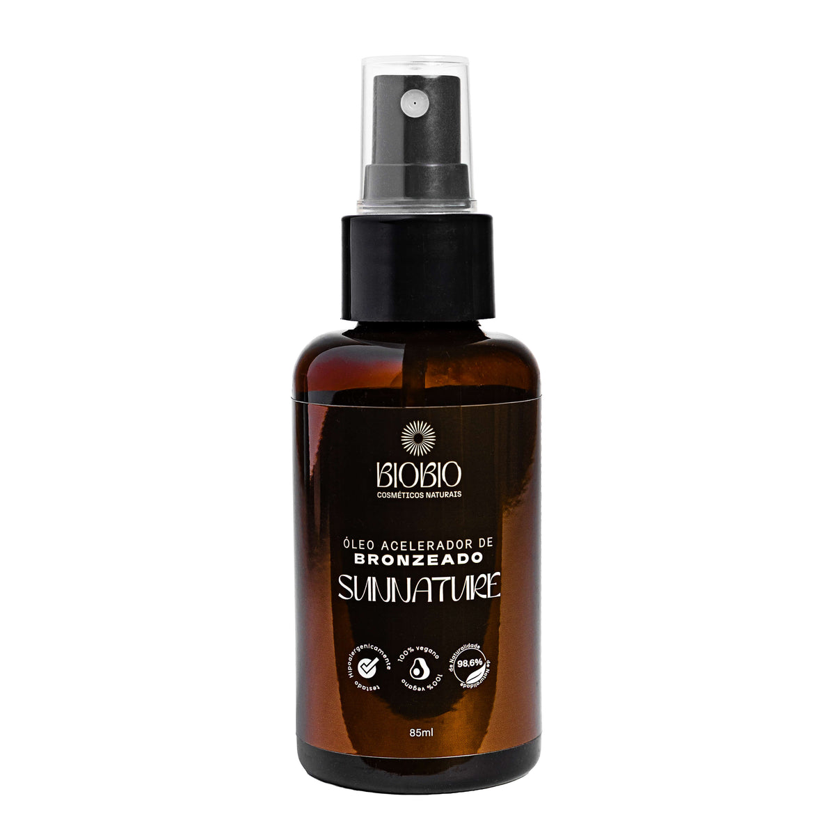 Óleo Acelerador de Bronzeado 98,6% natural