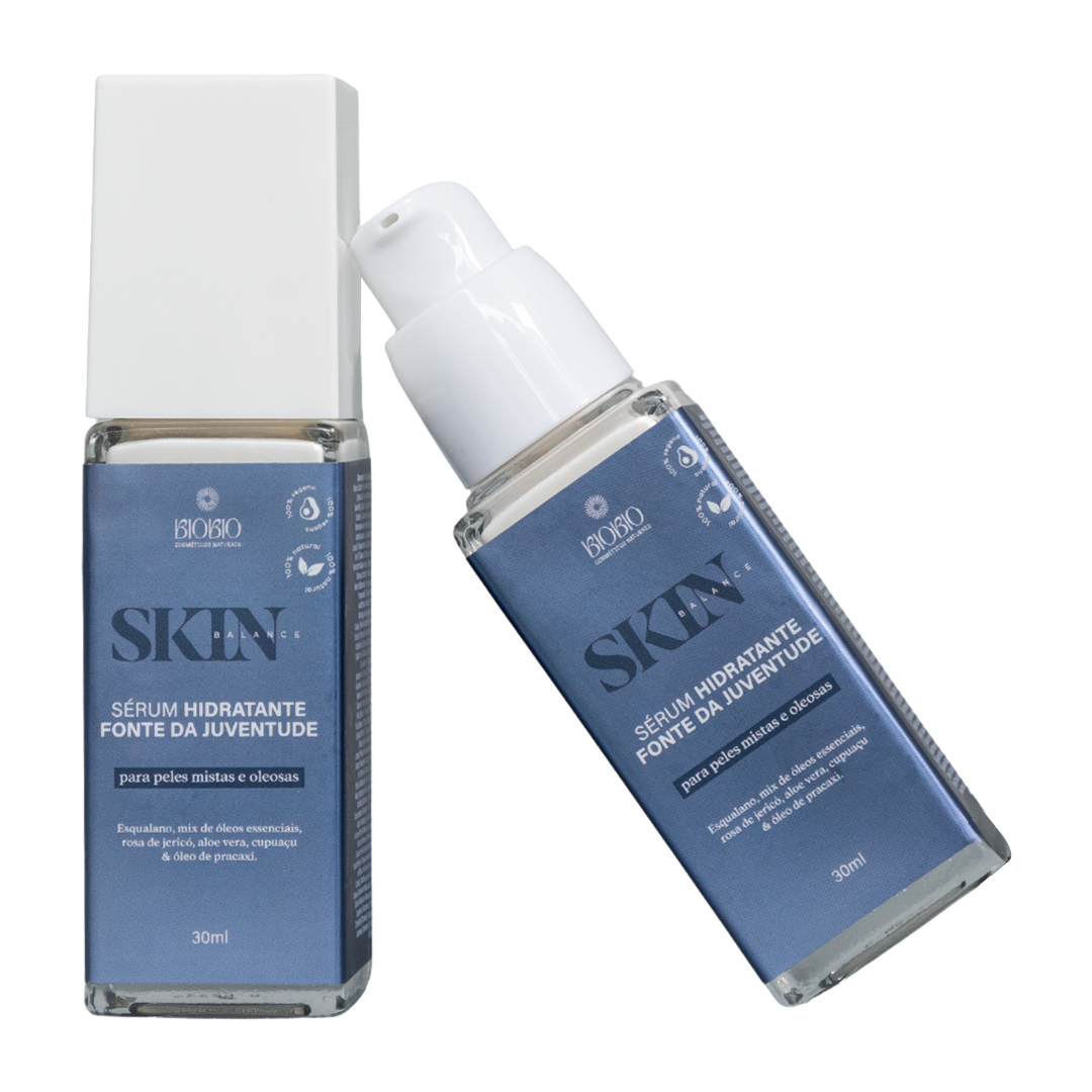 Sérum Fonte da Juventude 100% Natural peles mistas a oleosas