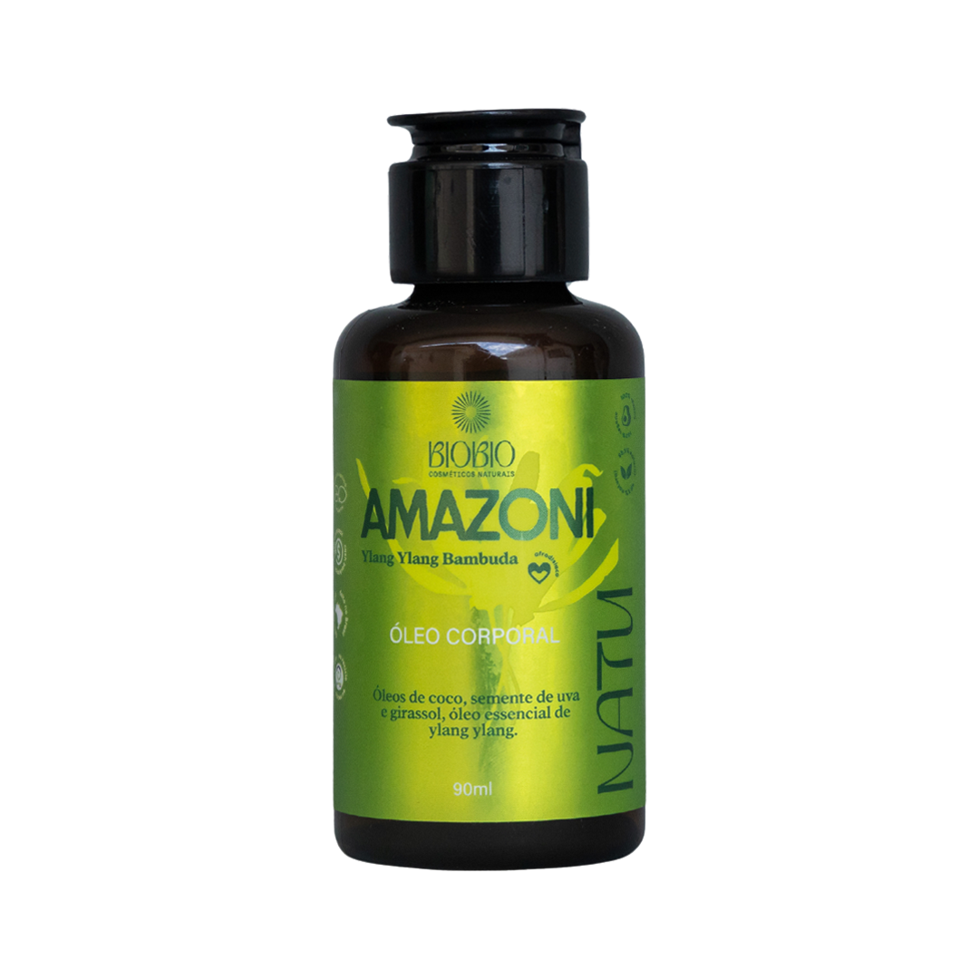 Óleo Corporal Amazoni Bambuda Ylang Ylang 99% Natural