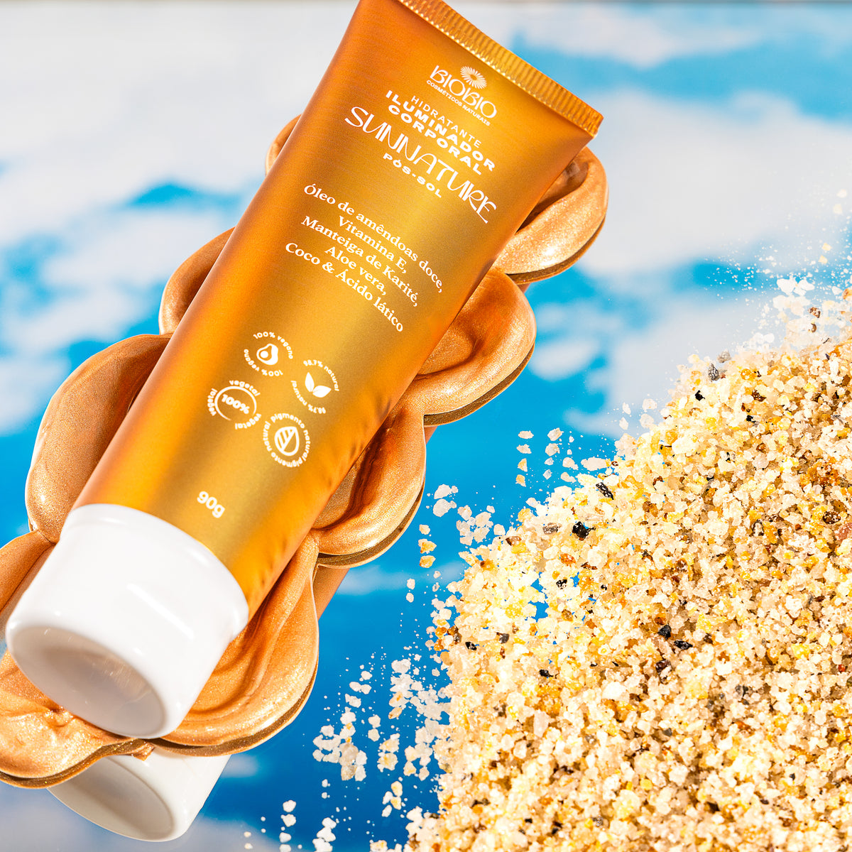 Creme hidratante iluminador