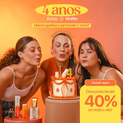 4 anos B.Day BioBio: descontos de até 40% em todo o site