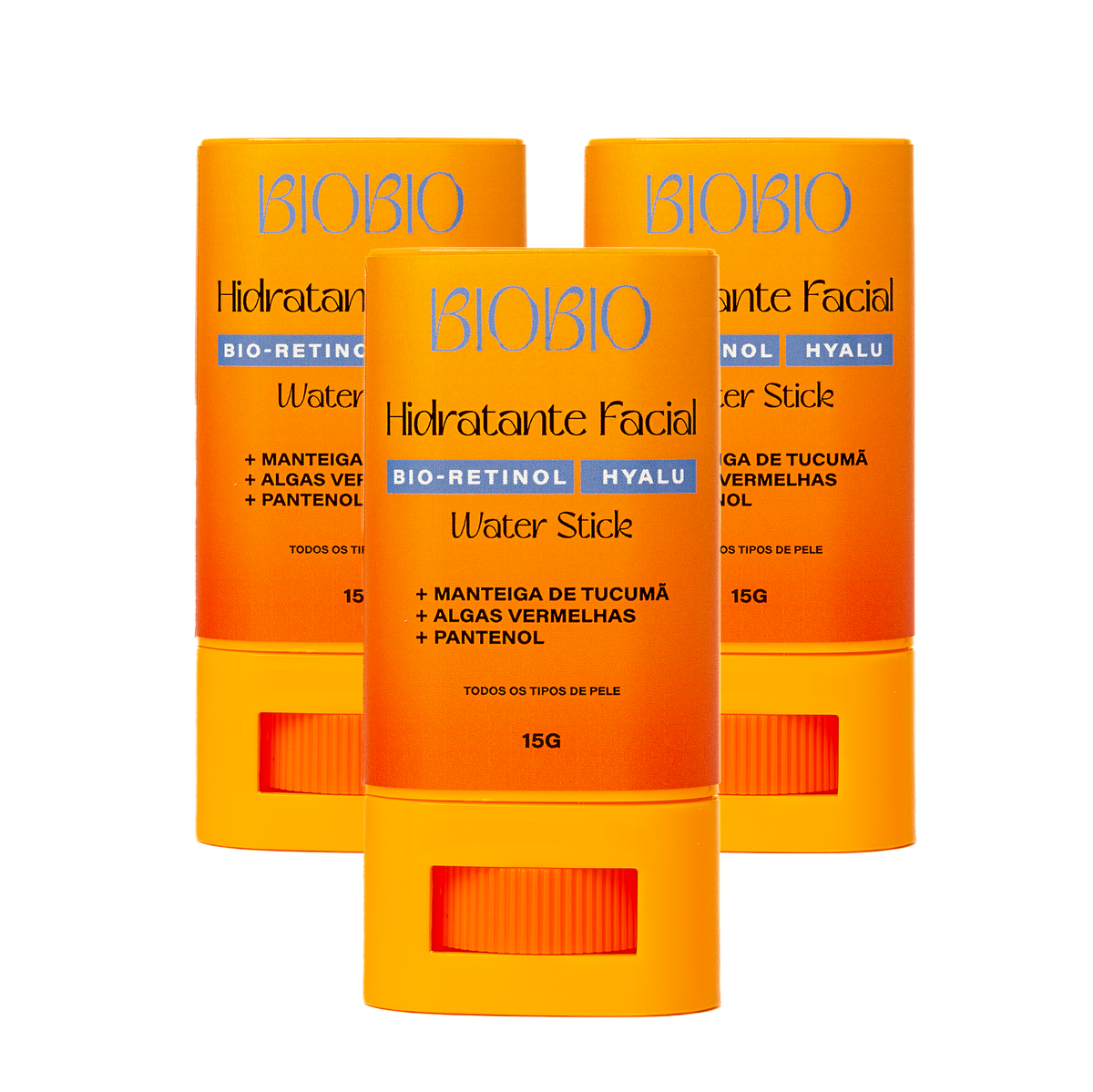 Tripla Hidratação - Bastão Hidratante Bioretinol Hyalu