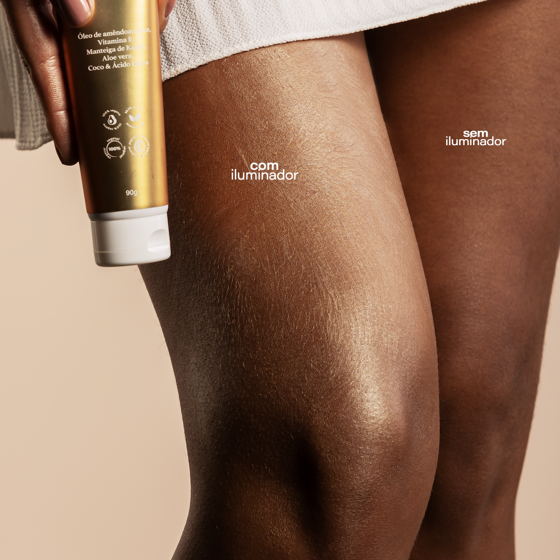 Creme hidratante iluminador
