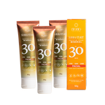 Triplo Protetor Solar 100% Físico e Mineral