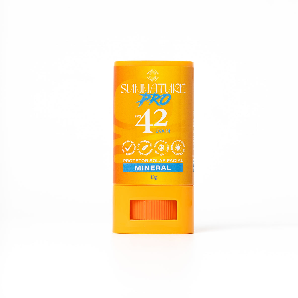 Protetor Solar mineral em Bastão Sunnature Pro